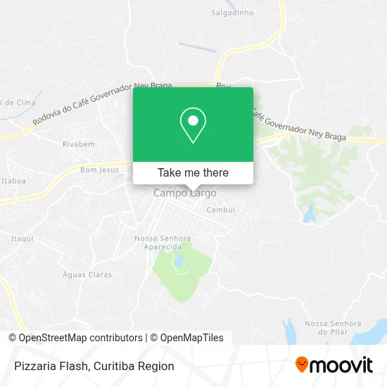 Pizzaria Flash map