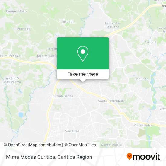 Mima Modas Curitiba map