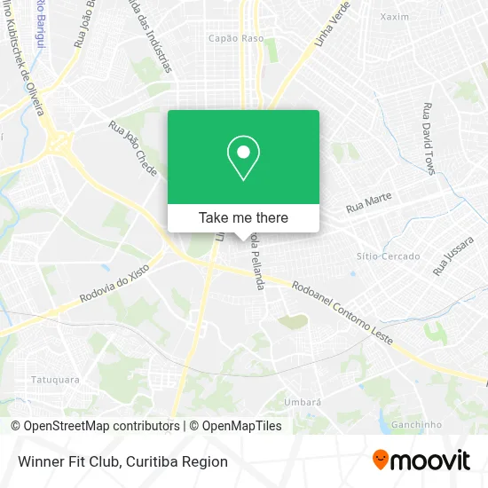 Winner Fit Club map