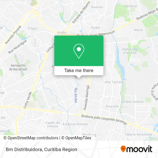 Bm Distribuidora map