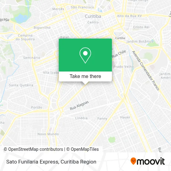Sato Funilaria Express map