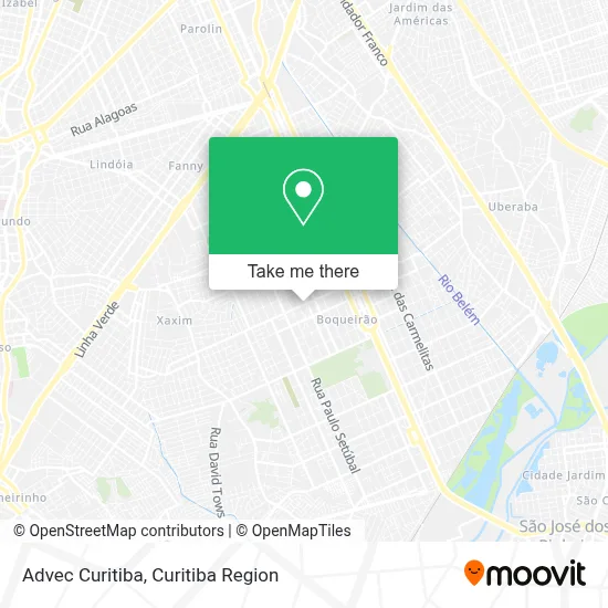 Advec Curitiba map
