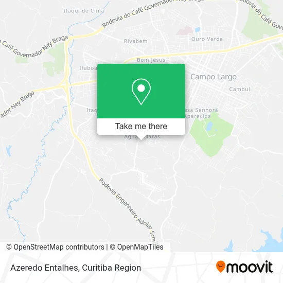 Azeredo Entalhes map