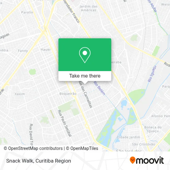 Snack Walk map