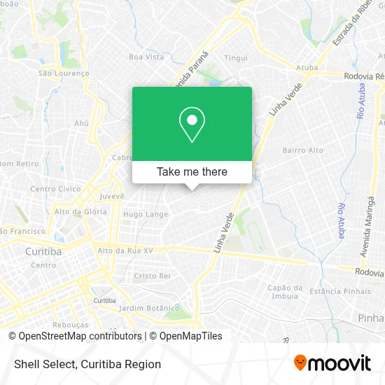 Shell Select map