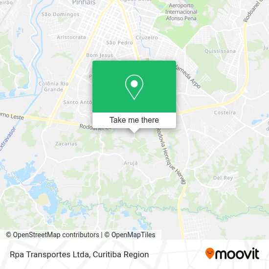 Rpa Transportes Ltda map