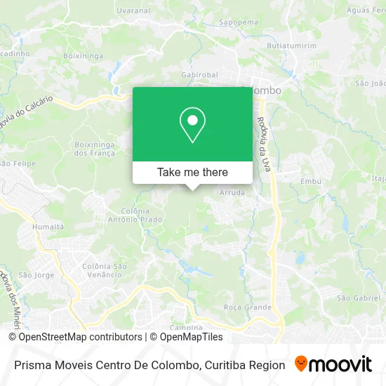 Prisma Moveis Centro De Colombo map