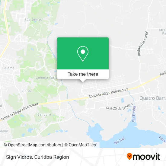 Sign Vidros map