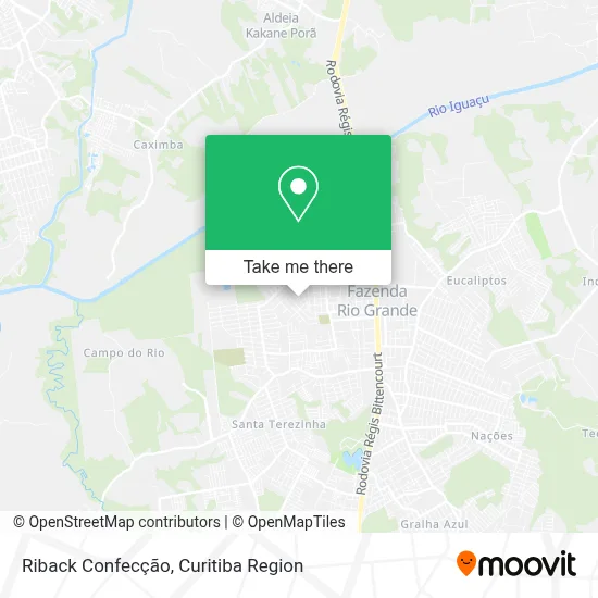 Riback Confecção map