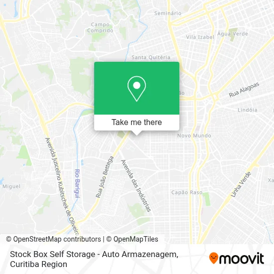 Stock Box Self Storage - Auto Armazenagem map