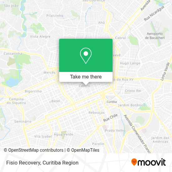 Fisio Recovery map