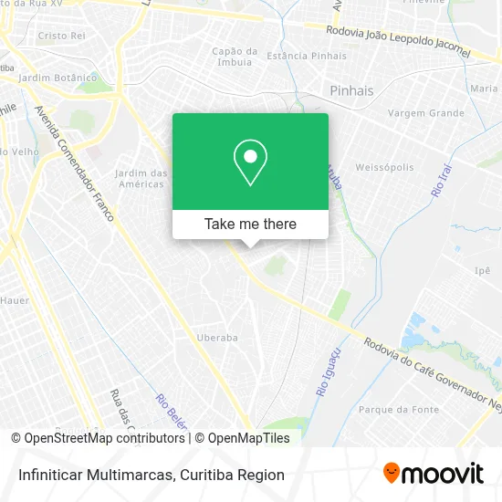 Infiniticar Multimarcas map