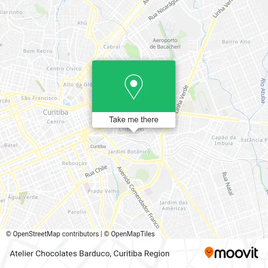 Atelier Chocolates Barduco map