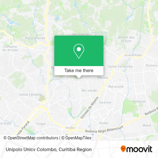 Unipolo Unicv Colombo map