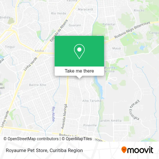 Royaume Pet Store map