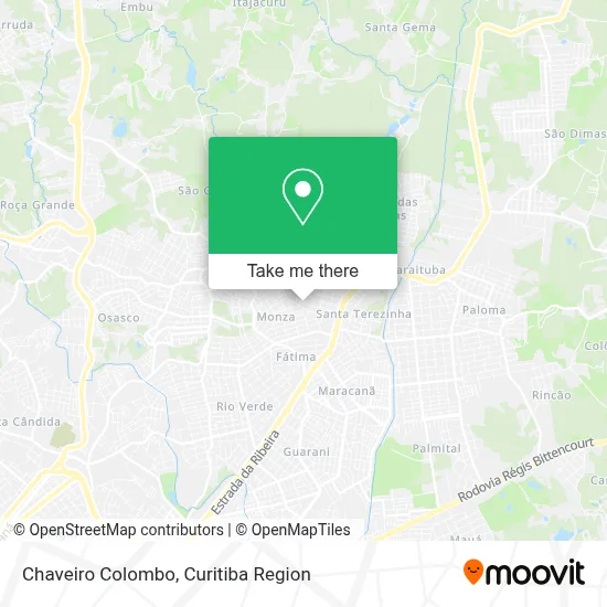 Chaveiro Colombo map