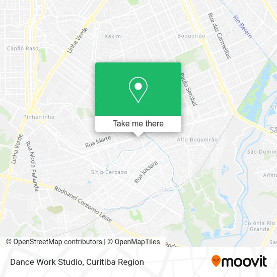 Dance Work Studio map