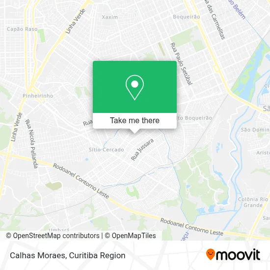 Calhas Moraes map