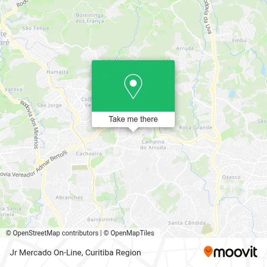 Jr Mercado On-Line map