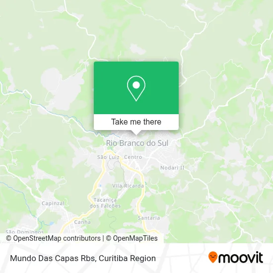 Mundo Das Capas Rbs map