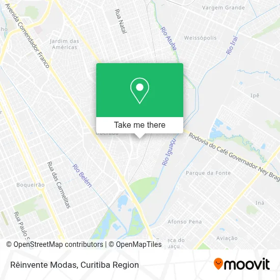 Rêinvente Modas map