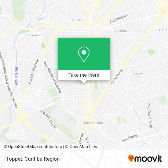 Toppet map