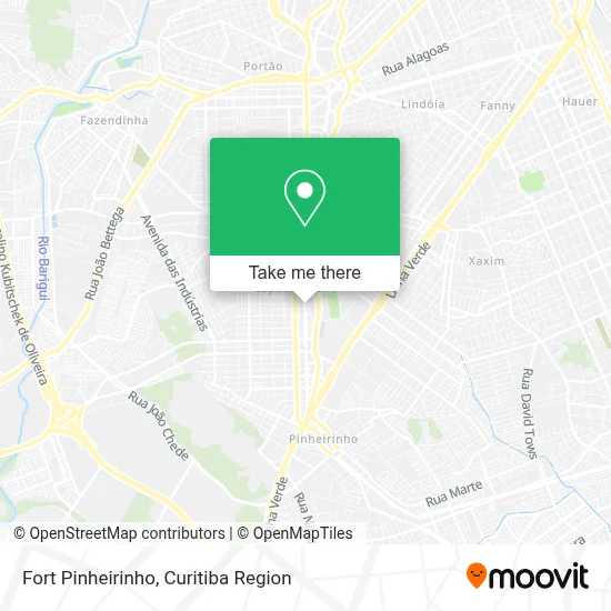 Fort Pinheirinho map