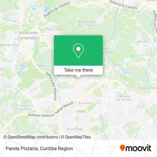 Panda Pizzaria map