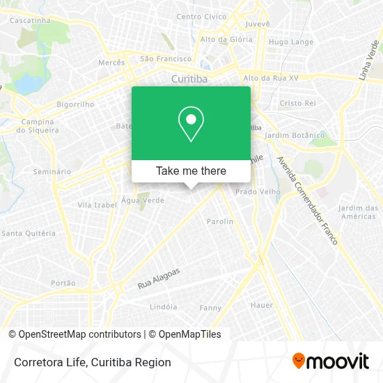 Corretora Life map