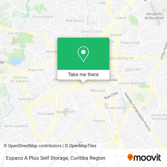 Espaco A Plus Self Storage map