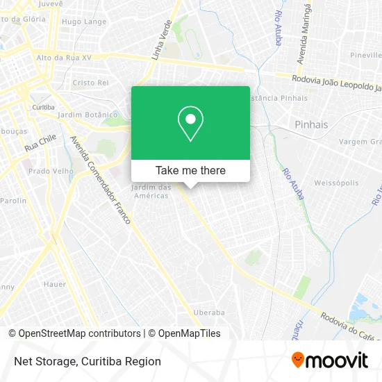 Net Storage map