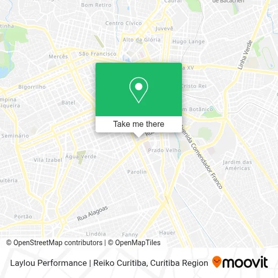Laylou Performance | Reiko Curitiba map