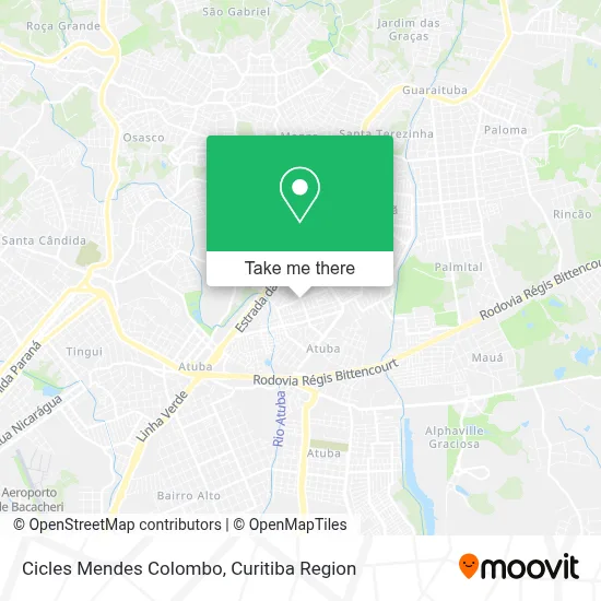 Cicles Mendes Colombo map