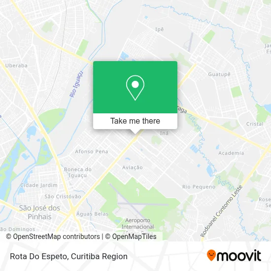 Rota Do Espeto map