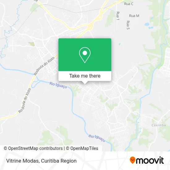Vitrine Modas map