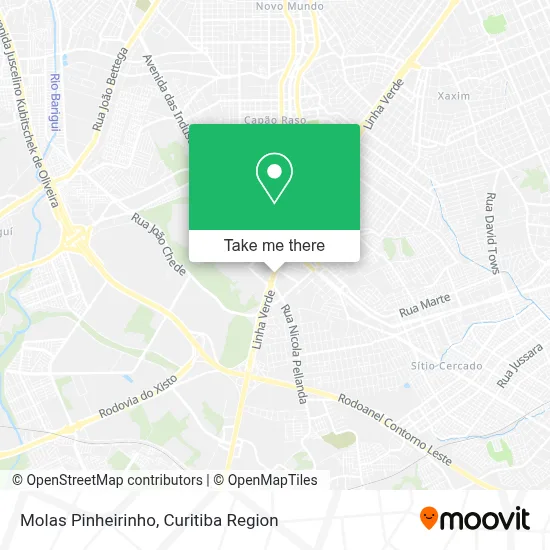 Molas Pinheirinho map
