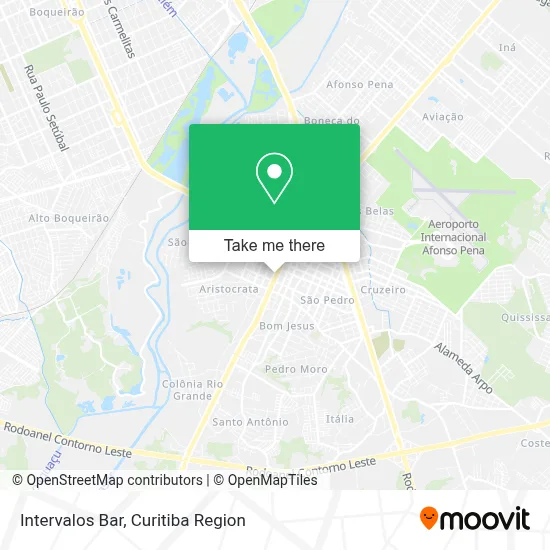 Intervalos Bar map