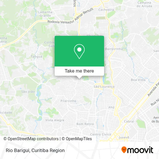 Rio Barigui map