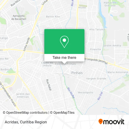 Acridas map