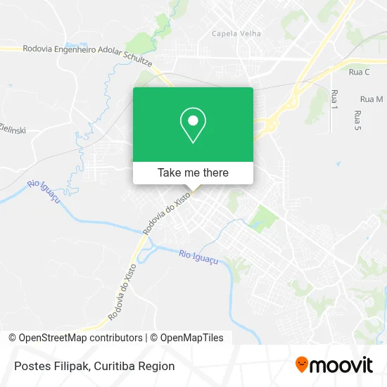 Postes Filipak map
