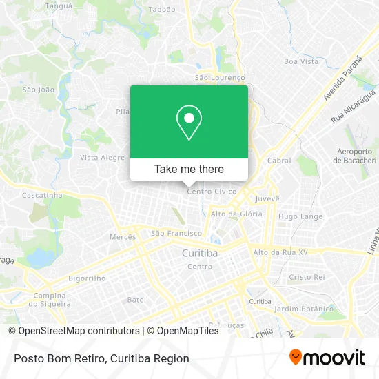Posto Bom Retiro map