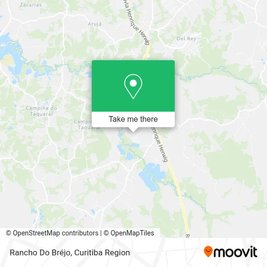 Rancho Do Bréjo map