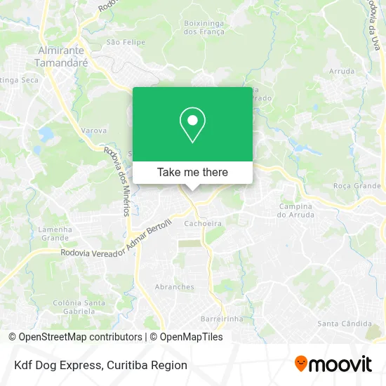 Kdf Dog Express map