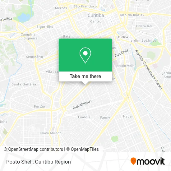 Posto Shell map