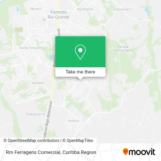 Rm Ferragens Comercial map