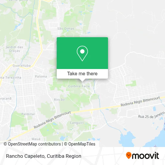 Rancho Capeleto map