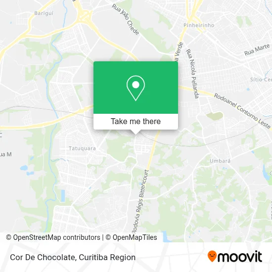 Cor De Chocolate map