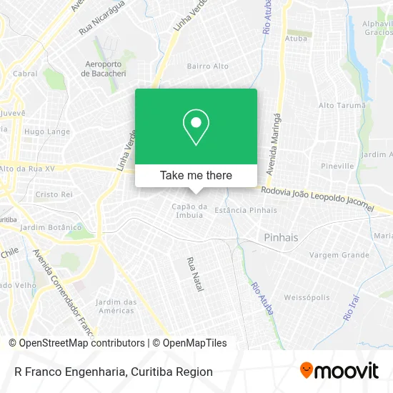 R Franco Engenharia map