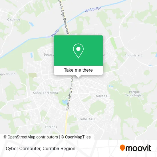 Cyber Computer map