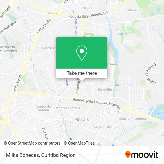 Milka Bonecas map